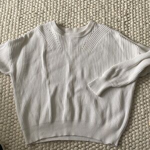 Ivory crewneck sweater